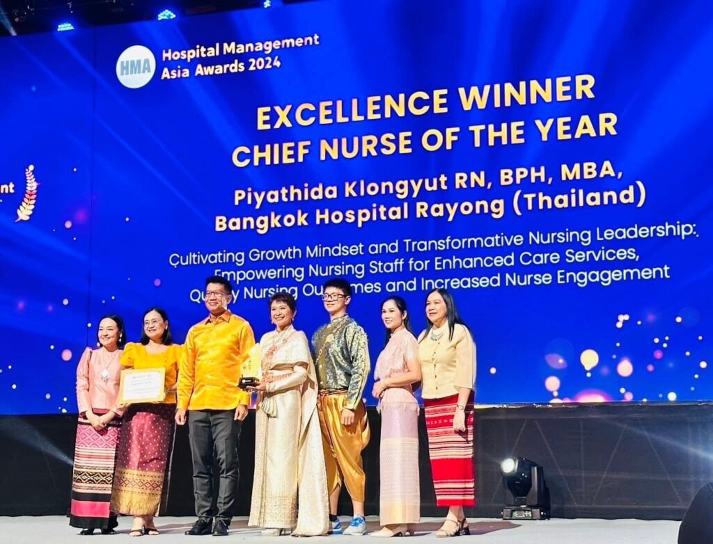 Exellence Award โรงพยาบาลกรุงเทพระยอง คว้ารางวัล Exellence Award โดย โรงพยาบาลกรุงเทพระยอง