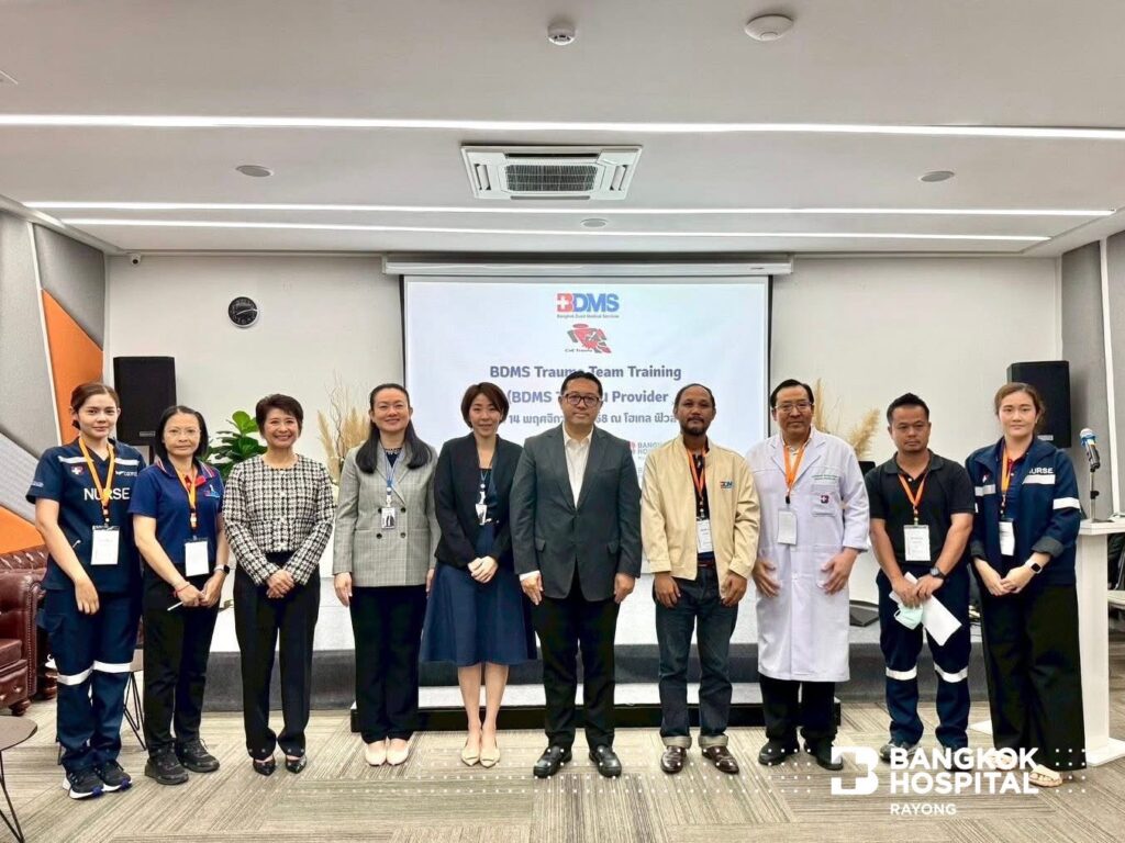 การประชุมวิชาการ หลักสูตร BDMS Trauma Team Training BDMS TTT โรงพยาบาลกรุงเทพระยอง