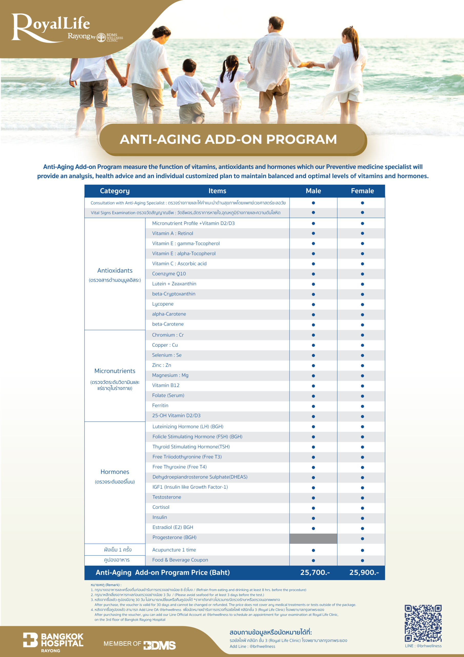โรงพยาบาลกรุงเทพระยอง Anti Aging