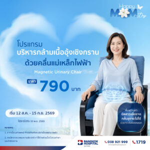 โปรแกรมบริหารกล้ามเนื้ออุ้งเชิงกรานด้วยคลื่นแม่เหล็กไฟฟ้า (Magnetic Urinary Chair)